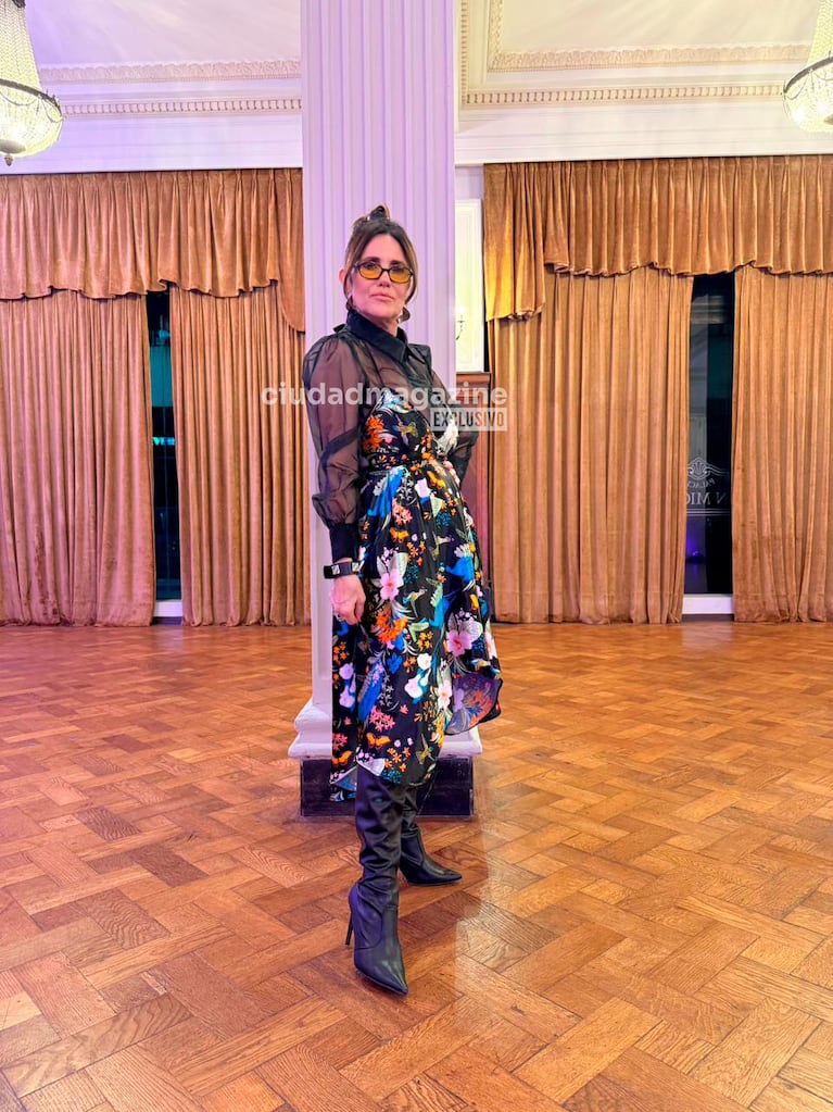 Fernánda Callejón en el desfile de Benito Fernández por sus 40 años en la moda (Foto: Ciudad Magazine).