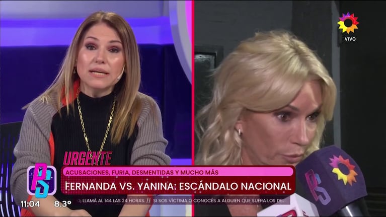 Fernanda Iglesias contra Yanina Latorre, tras la supuesta infidelidad de Diego.