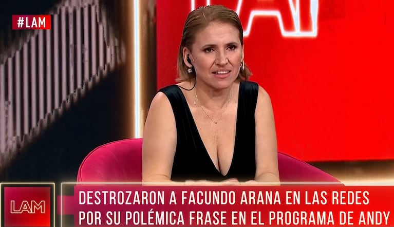 Fernanda Iglesias destrozó a Facundo Arana tras sus polémicas declaraciones en TV: “Tiene doble cara”