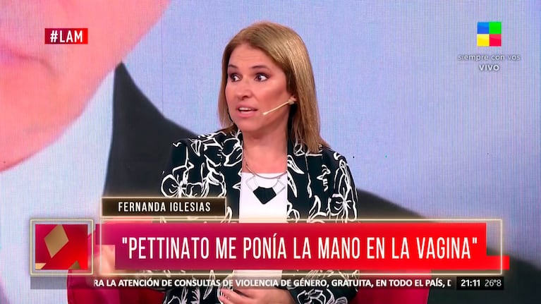 Fernanda Iglesias en LAM.