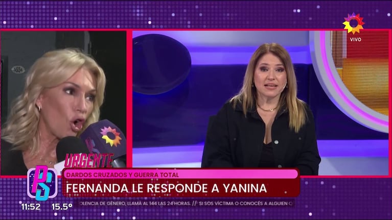 Fernanda Iglesias en Puro Show (Foto: captura de eltrece).