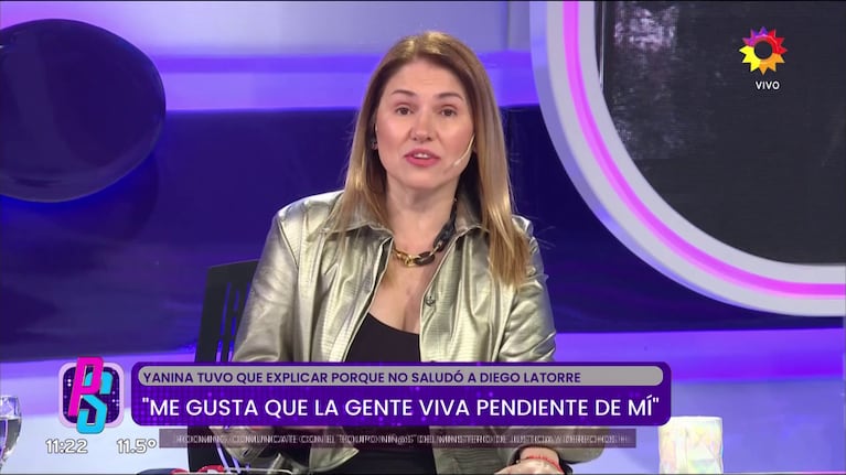 Fernanda Iglesias en Puro Show (Foto: captura de eltrece).