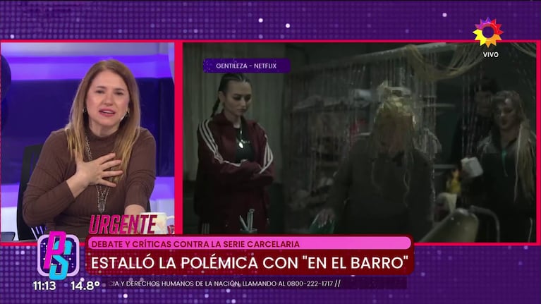 Fernanda Iglesias en Puro Show (Foto: captura de eltrece).
