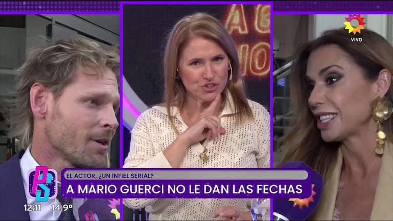 Fernanda Iglesias habló de los romances de Mario Guerci (Foto: captura de eltrece).