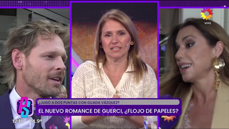 Fernanda Iglesias habló de los romances de Mario Guerci (Foto: captura de eltrece).