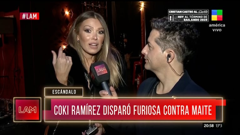 Fernanda Iglesias trató de “gila” a Coki Ramírez en vivo y Yanina Latorre le paró el carro