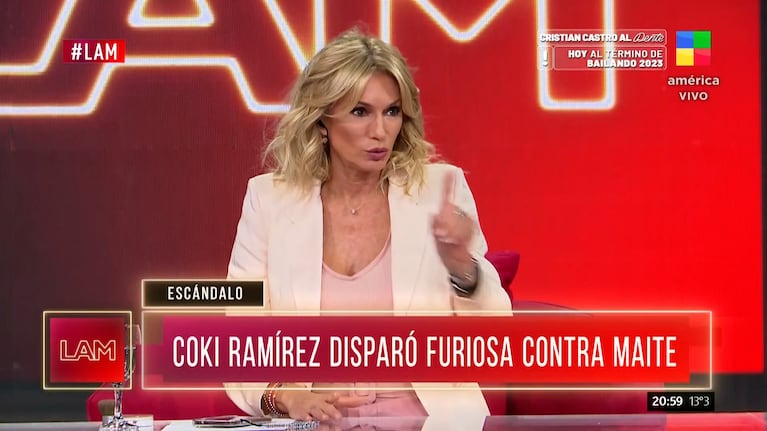 Fernanda Iglesias trató de “gila” a Coki Ramírez en vivo y Yanina Latorre le paró el carro