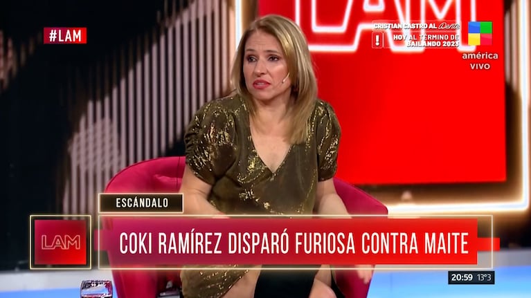 Fernanda Iglesias trató de “gila” a Coki Ramírez en vivo y Yanina Latorre le paró el carro