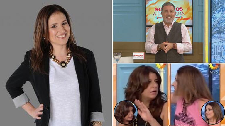 Fernanda Iglesias vuelve al programa de Doman, tras el cachetazo del escándalo. (Fotos: Web)