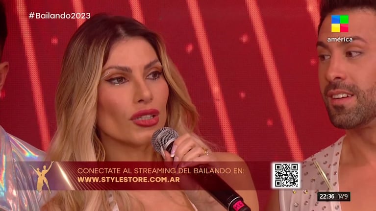 Fernanda Sosa en el Bailando 2023.