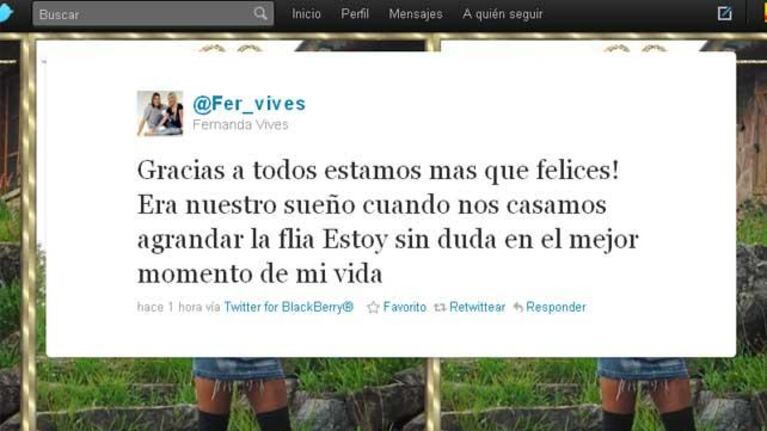 Fernanda Vives embarazada