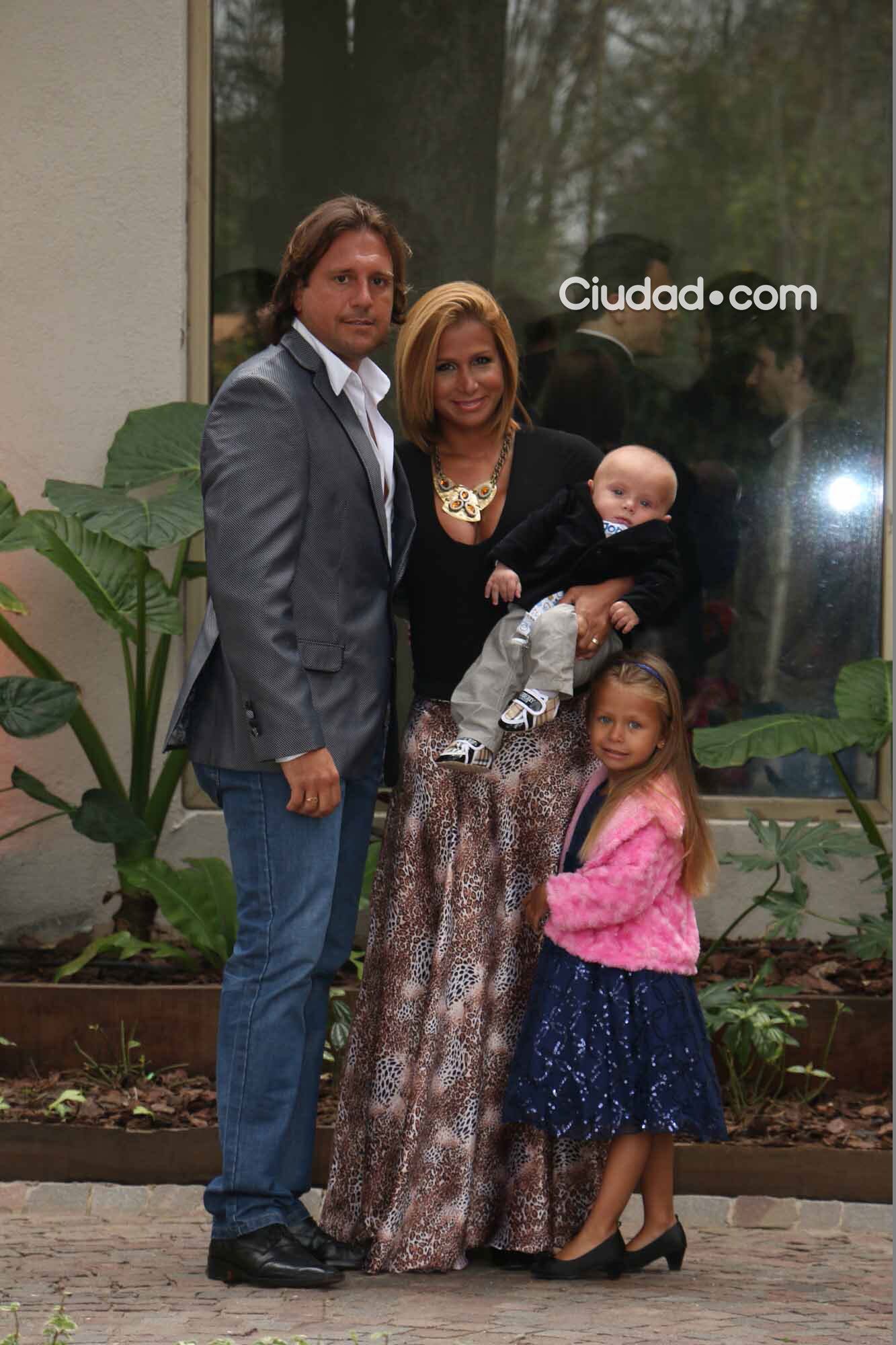 Fernanda Vives, en el casamiento de Evangelina Anderson y Martín Demichelis (Foto: Movilpress)