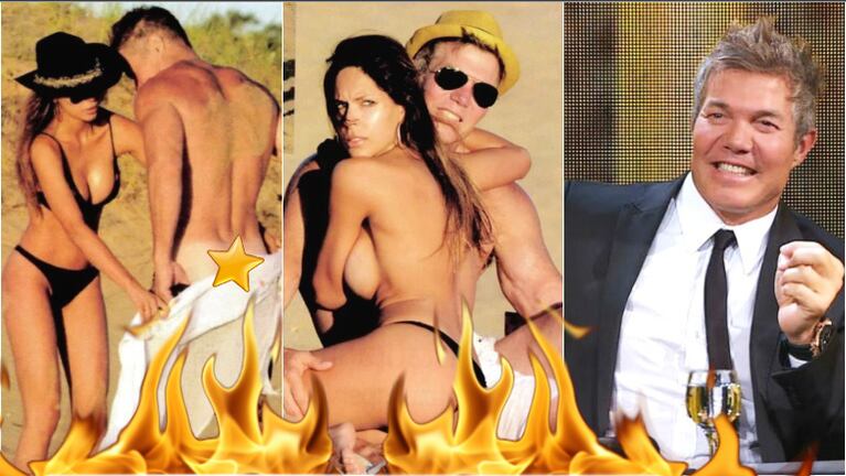 Fernando Burlando habló de sus fotos hot con Barby franco en las playas de Punta (Fotos: revista Paparazzi y Web)