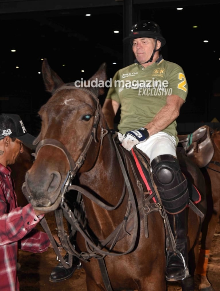 Fernando Burlando salió campeón de Polo y festejó junto a Barby Franco y su beba Sarah
