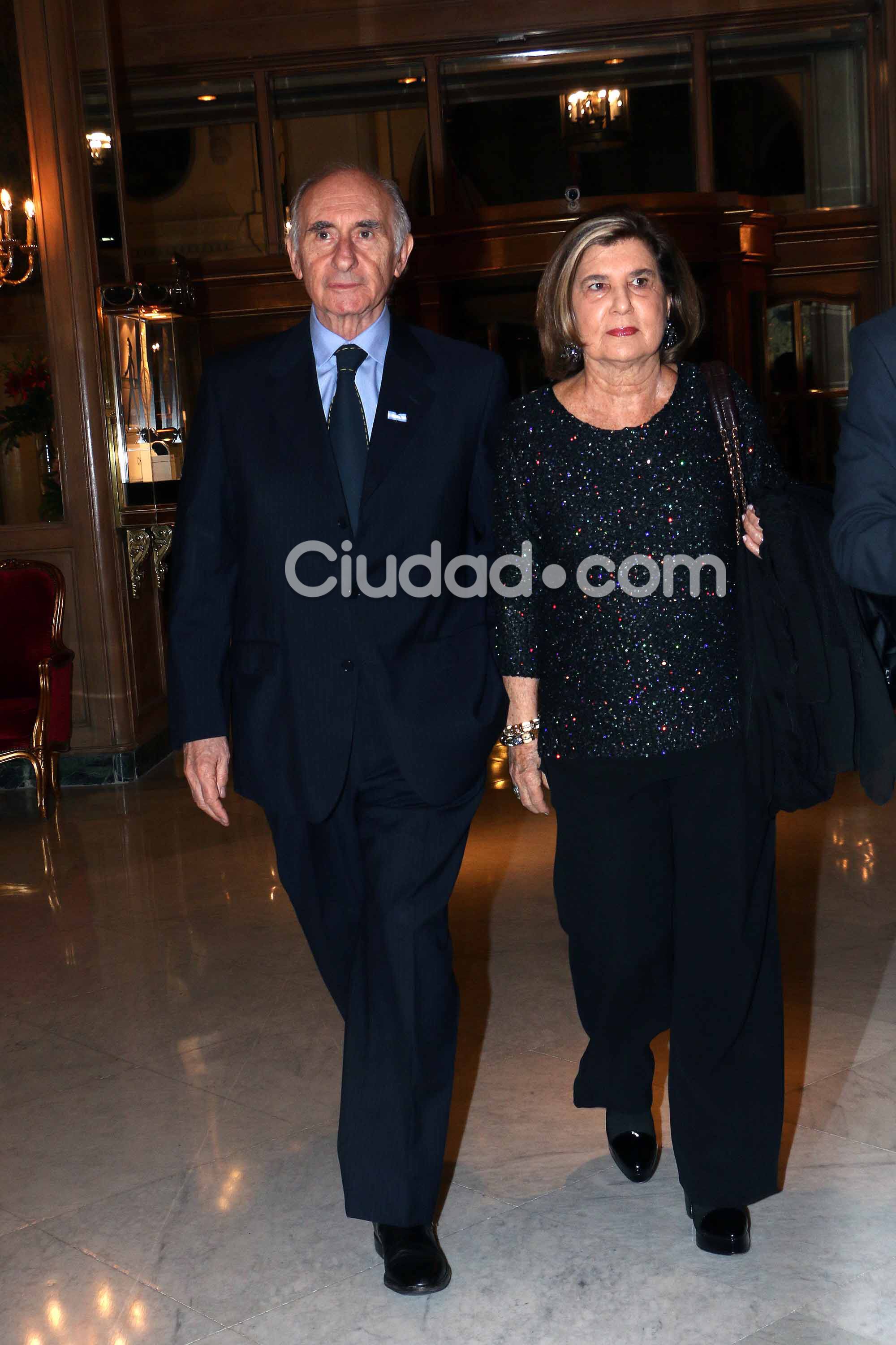 Fernando De La Rúa y su mujer Inés Pertiné. Foto: Movilpress-Ciudad.com.