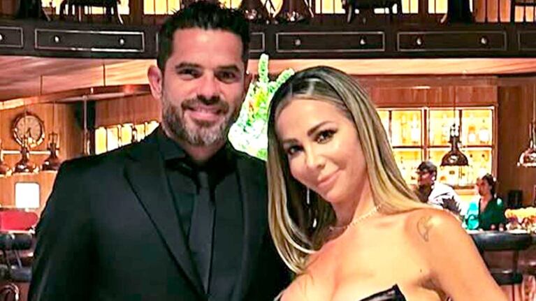Fernando Gago y su pareja Verónica (Foto: @vero_laffitteok)