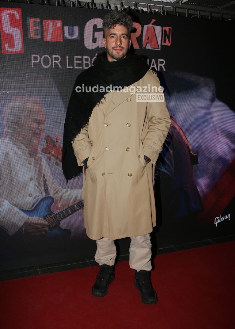 Fernando Molinero en el regreso de Serú Girán (Foto: Movilpress).