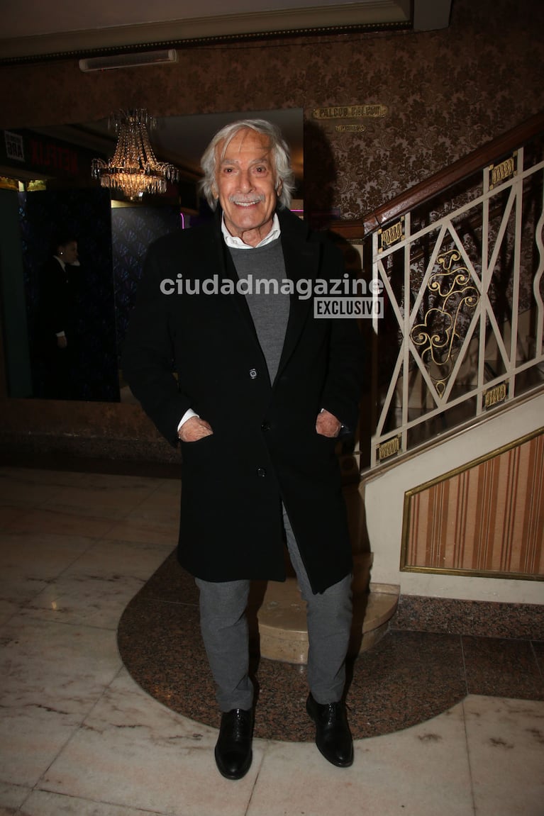 Fernando 'Pato' Galmarini en el estreno de la serie de Moria Casán (Foto: Movilpress).