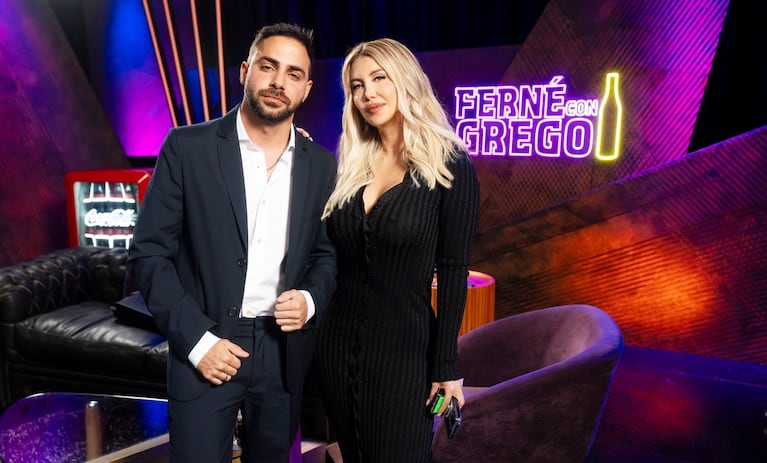 “Ferné con Grego”. Grego Roselló y Wanda Nara. Foto: Telefe