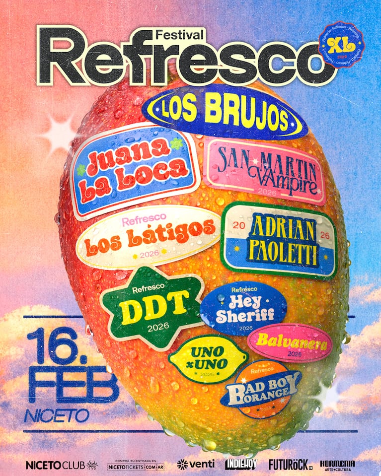 Festival Refresco 2026: Los Brujos y Juana la Loca encabezan el lineup