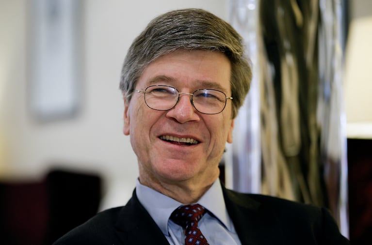 FILE PHOTO: U.S. economist Jeffrey Sachs speaks during an interview with Reuters in Rome, Italy, March 15, 2016. Picture taken March 15, 2016. REUTERS/Max Rossi/File Photo