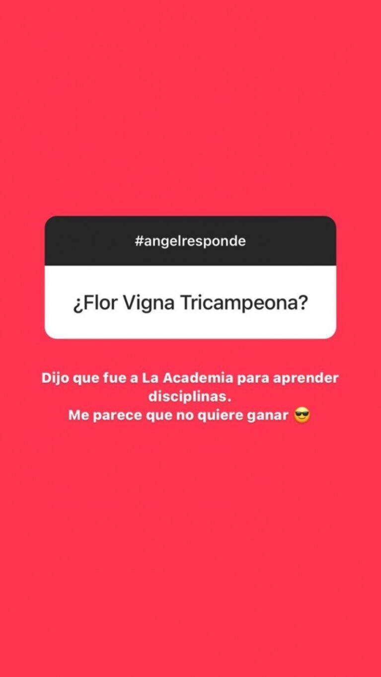 Filosa crítica de Ángel de Brito al analizar la participación de Flor Vigna en La Academia: "Baila genial, pero las previas son un plomo"