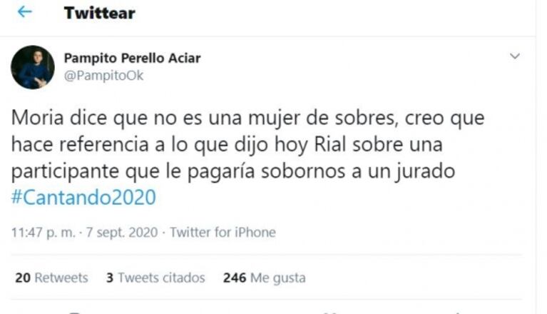 Filosa frase en vivo de Moria Casán ¿para Jorge Rial?: "¡Qué concepto tan bajo! No somos gente de sobre"