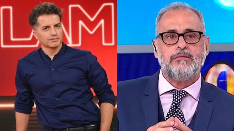 Filosa respuesta de De Brito luego de que Rial lo chicaneara con el rating tras debutar con LAM (Fotos: Web)
