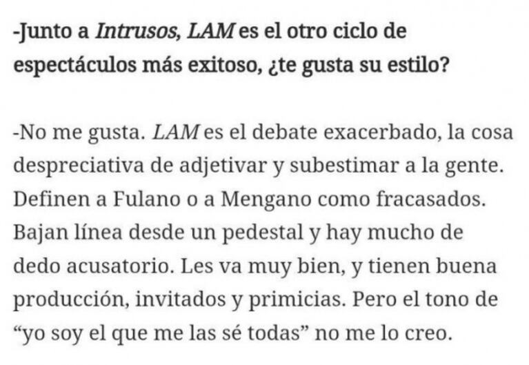Filosas críticas de Rodrigo Lussich a Los Ángeles de la Mañana: “No me gusta, hay mucho dedo acusatorio”