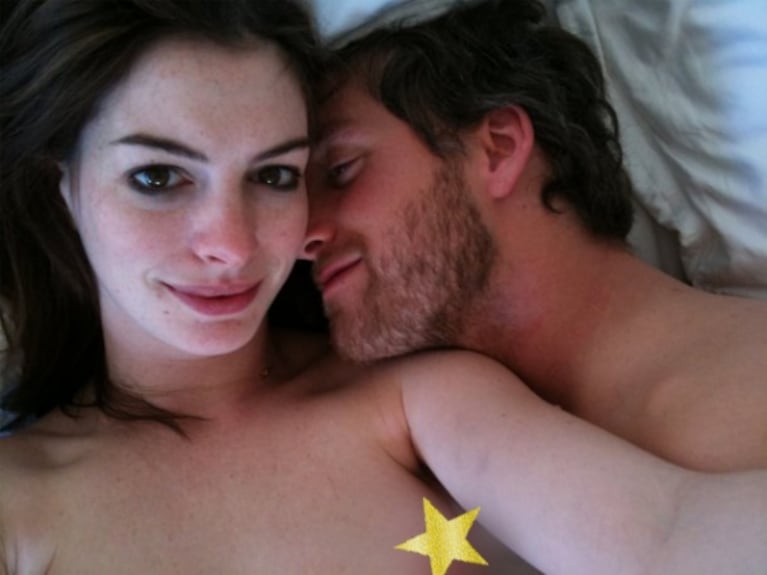 Filtran fotos prohibidas de Anne Hathaway