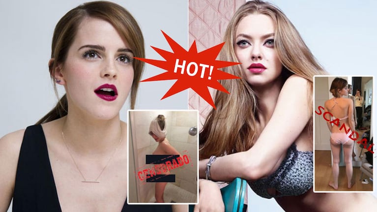 Filtran fotos prohibidas de Emma Watson y Amanda Seyfried