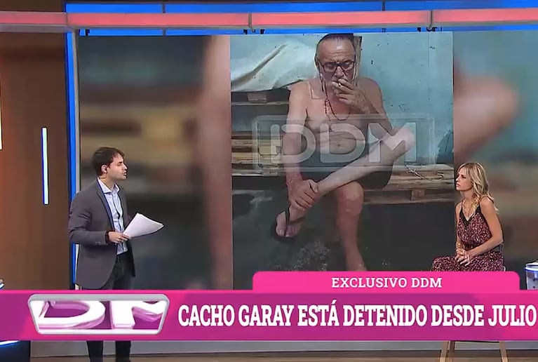 Filtraron una foto de Cacho Garay desde la cárcel: “Bajó de peso y duerme en el piso”