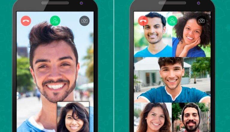 Finalmente llegan las videollamadas grupales de WhatsApp
