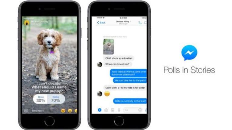Finalmente llegaron las encuestas a Messenger Stories