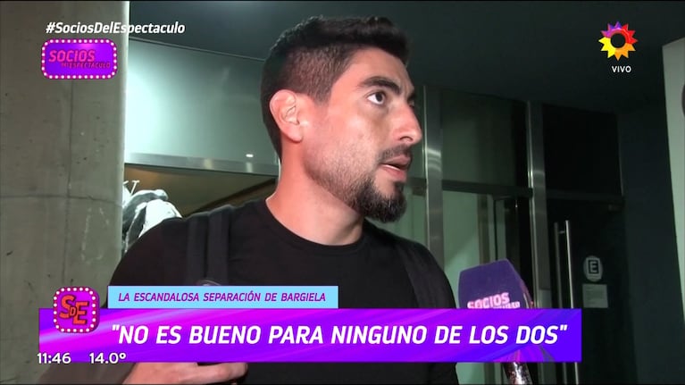 Firme reacción de Facundo Moyano cuando le preguntaron si es posible la reconciliación con Eva Bargiela