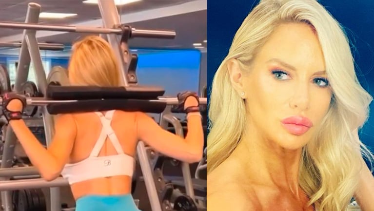 Firme respuesta de Luciana Salazar a un seguidor que se burló de sus piernas en un video entrenando.