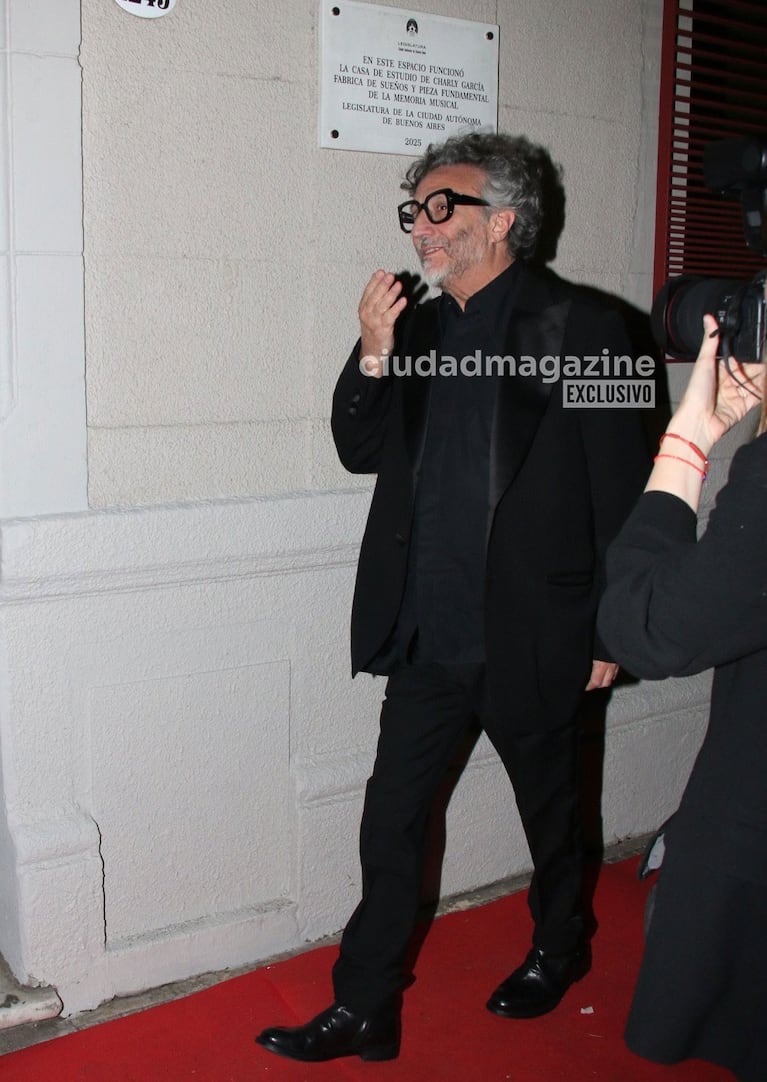 Fito Páez en el cumpleaños de Charly García (Foto: Movilpress).