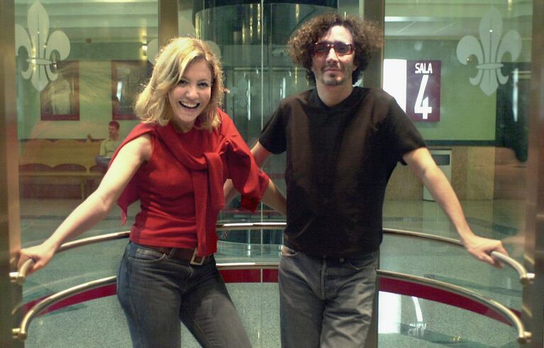 Fito Páez y Cecilia Roth en 2001, cuando todavia estaban en pareja (Foto: EFE)