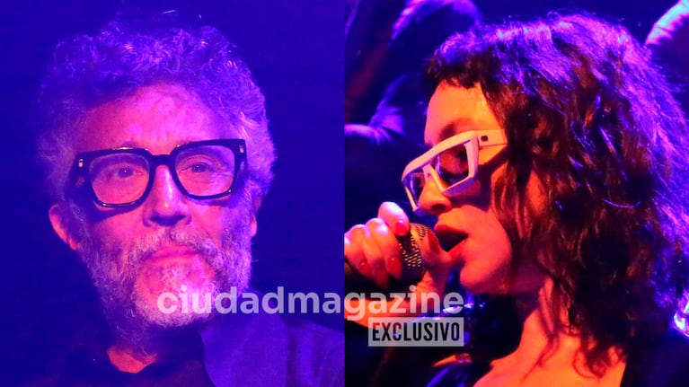 Fito Páez y Sofía Gala compartieron un recital de Fea en Niceto. (Foto: Movilpress)