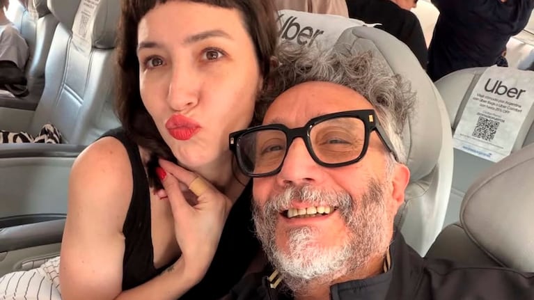 Fito Páez y Sofía Gala. Foto: Instagram