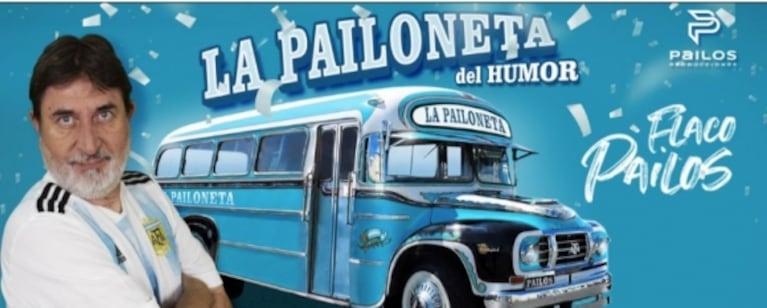 Flaco Pailos se presentará con su show La Pailoneta del Humor