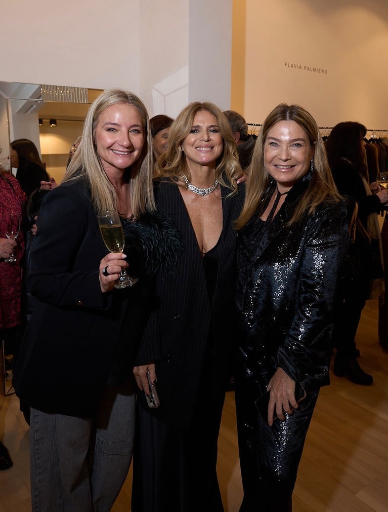 Flavia Palmiero cumplió 59 y lo celebró con la apertura del local de su marca diseñado por su hija