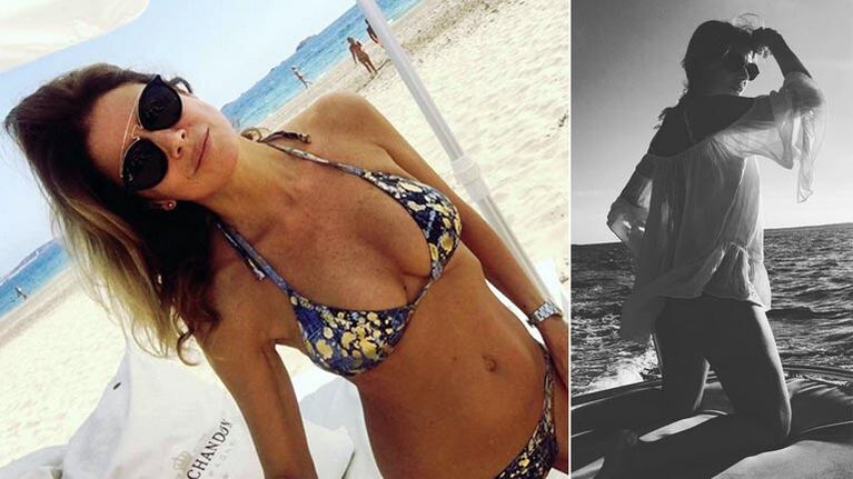 Flavia Palmiero, diosa total en las aguas de Formentera e Ibiza. (Foto: Web)