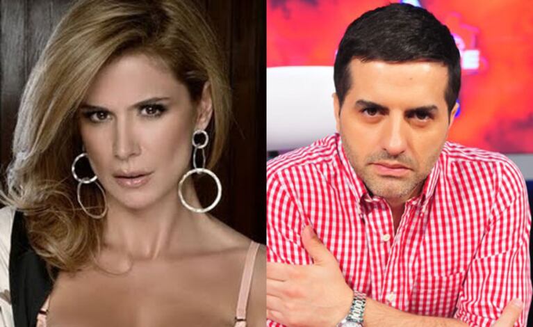 Flavia Palmiero y Angel de Brito, enfrentados en Twitter (Foto: Web). 