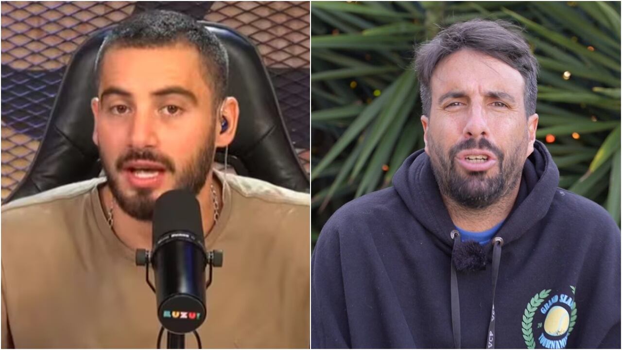 Flavio Azzaro apuntó contra Nicolás Occhiato y Luzu TV en plena guerra del streaming: “Es de cuarta”. Crédito: Capturas de Luzu y AZZ TV