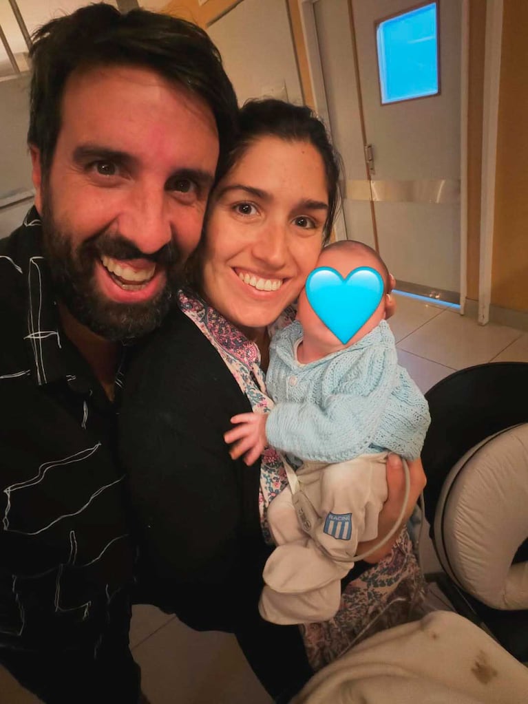 Flavio Azzaro, su esposa Sol y su hijo Piero (Foto: Instagra @flavioazzaro)