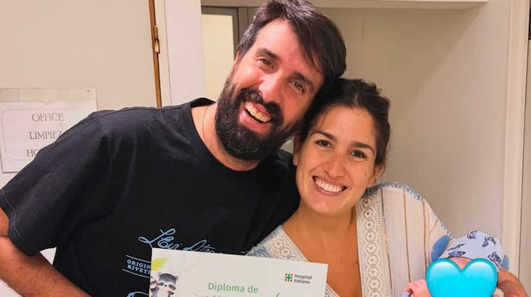 Flavio Azzaro, su esposa Sol y su hijo Piero (Foto: Instagra @flavioazzaro)