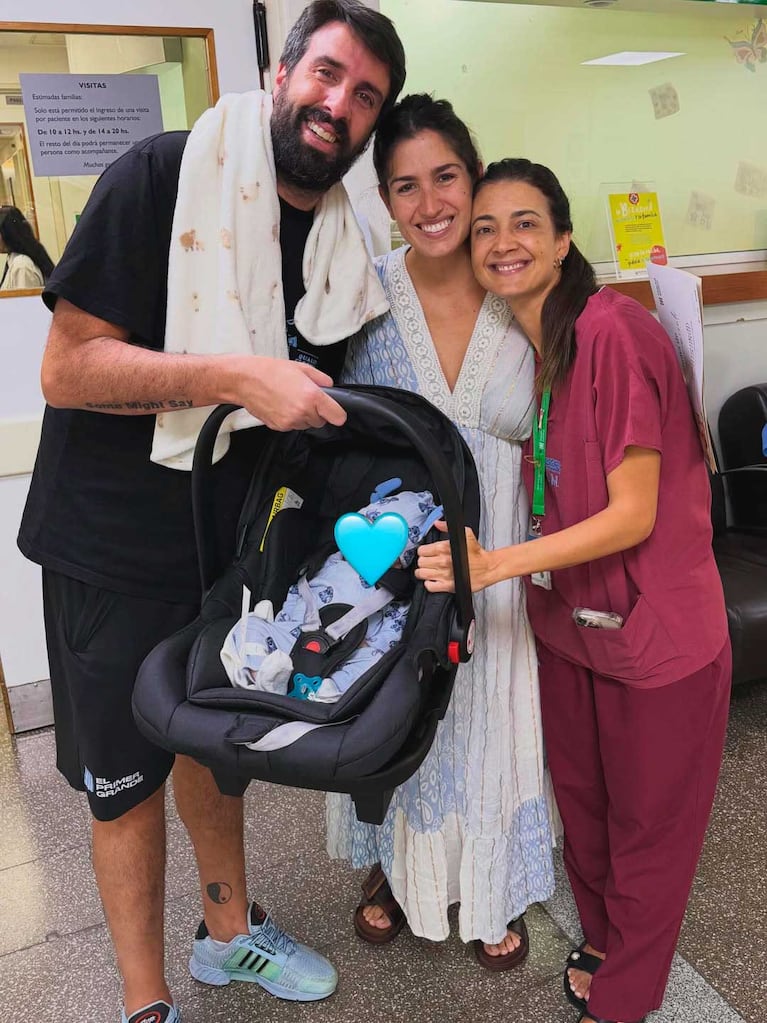 Flavio Azzaro, su esposa Sol y su hijo Piero (Foto: Instagra @flavioazzaro)