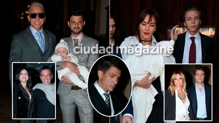 Flavio Mendoza bautizó a su hijo Dionisio (Fotos: Movilpress)