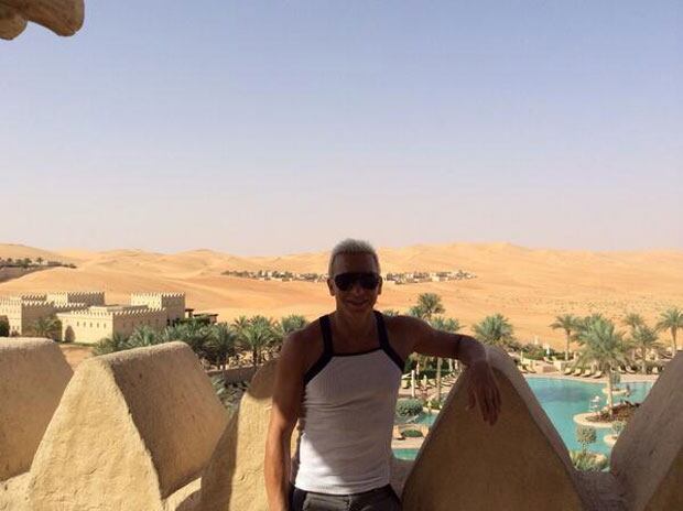 Flavio Mendoza, de vacaciones. (Foto: Twitter)